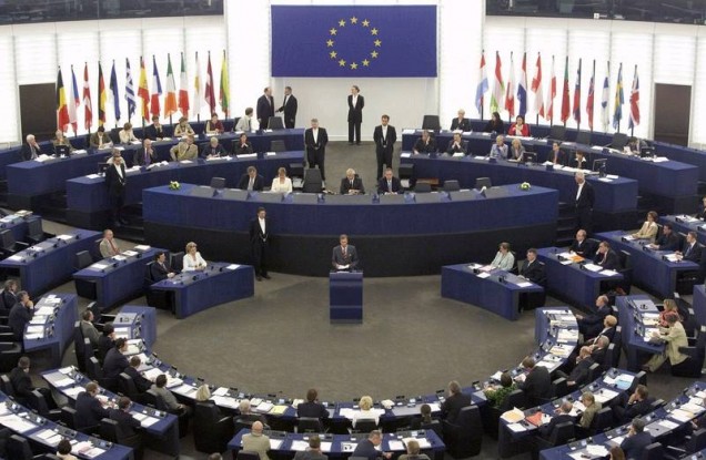 European Parliament chamber