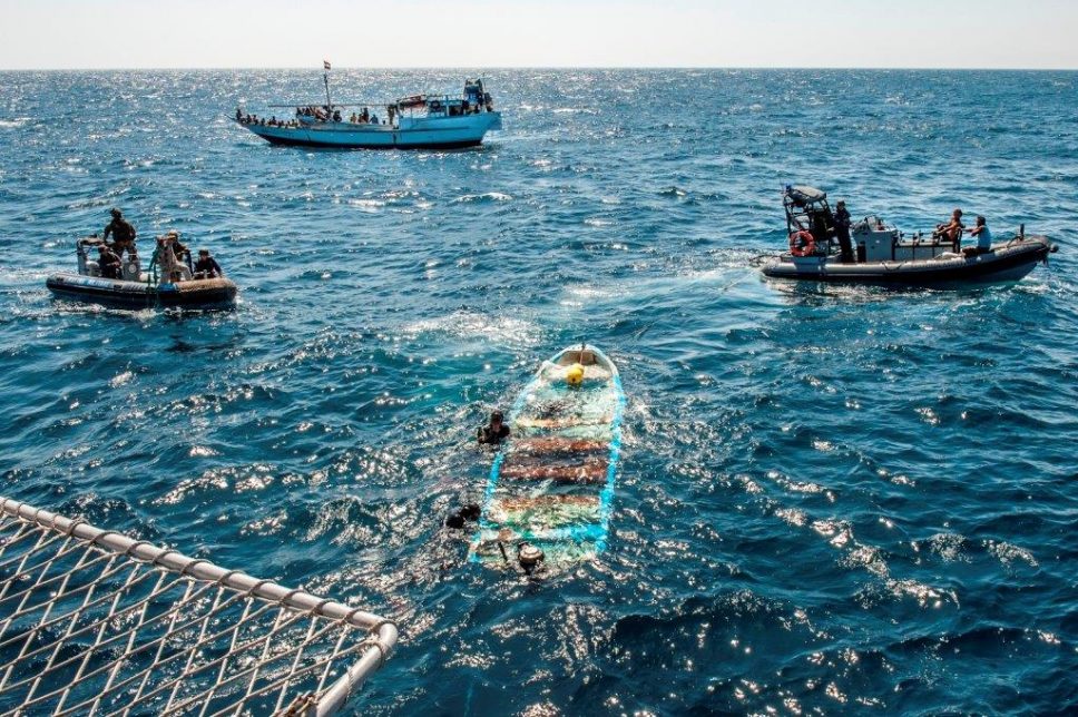 Illegal coastal fishing in Somalia